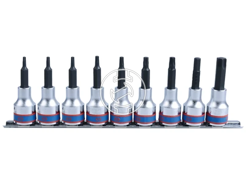 Kép: 9 reszes 12 -os torx bitfejkeszlet L80mm sinen 4119PR10.webp