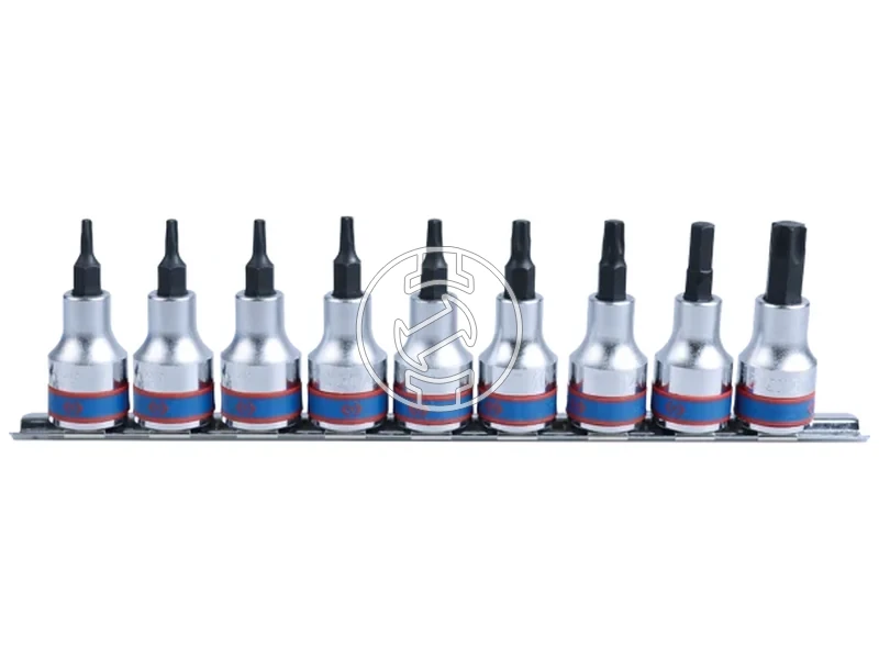 Kép: 9 reszes. 12 -os torx bitfejkeszlet. sinen 4109PR10.webp