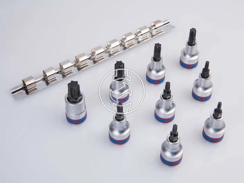 Kép: 9 reszes. 12 -os torx bitfejkeszlet. sinen 4109PR10.webp