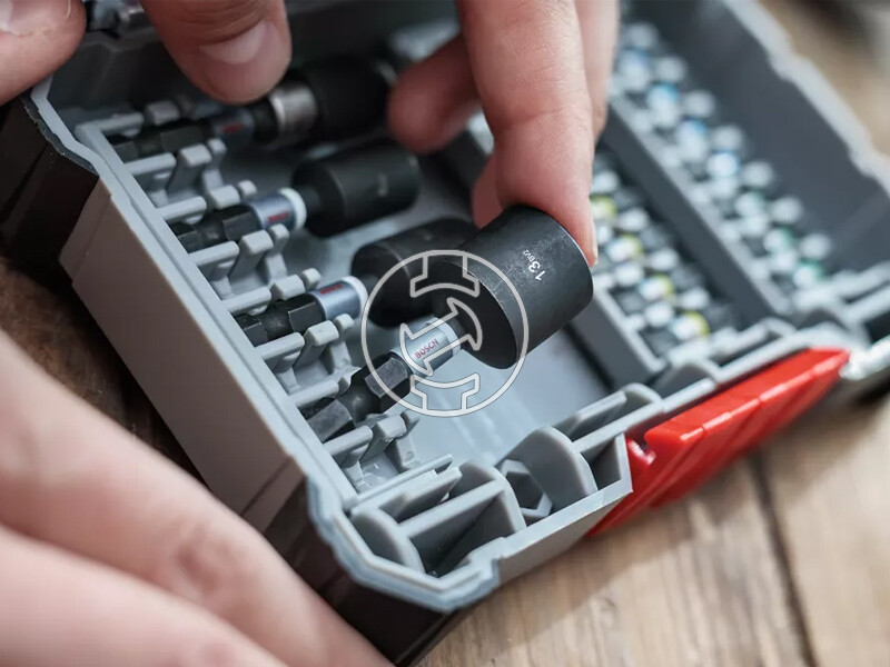 Bosch PRO Nutsetter Impact gépi dugókulcs 7/16 x 65 mm, 2 9/16 x 65 mm, 2 db