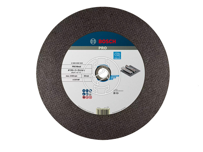 Bosch PRO Metal vágókorong 355 x 2,8 x 25,4 mm
