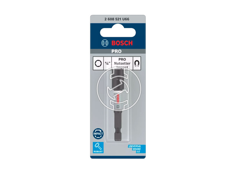 Bosch PRO Nutsetter Impact gépi dugókulcs 1/4 x 65 mm, 2 9/16 x 65 mm, 2 db