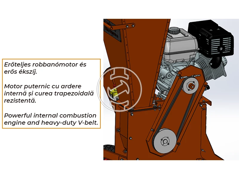 ZIVtec ZHA 420/90 R elektromos ágdaráló
