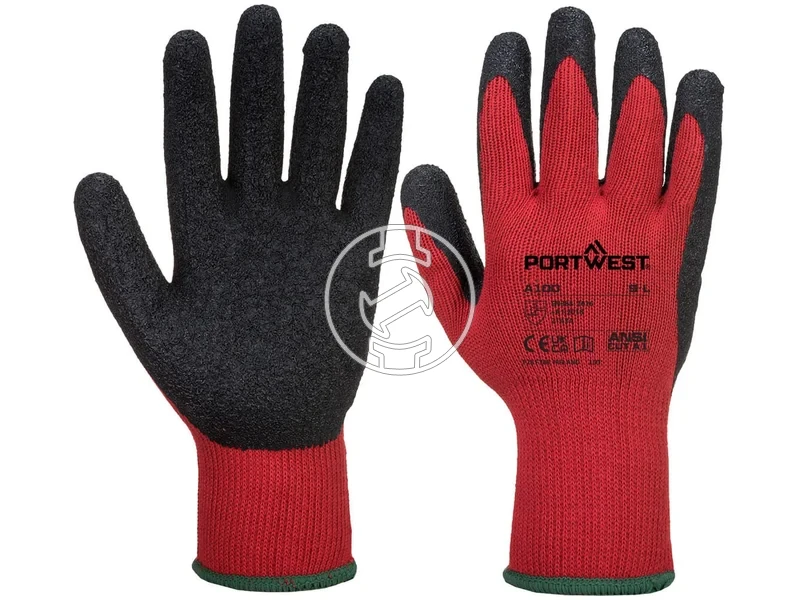 Kép: A100 - Latex martott kesztyu PirosFekete.webp