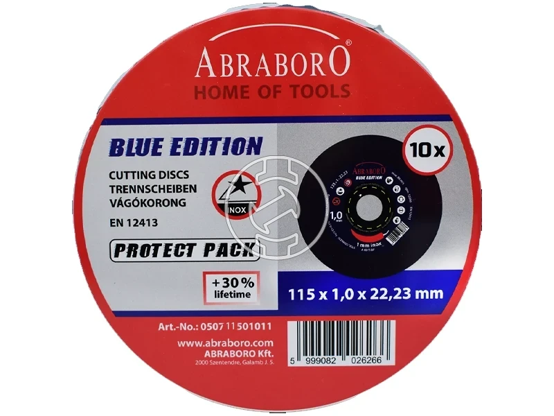 Kép: Abraboro CHILI INOX BLUE vagokorong 115 x 22 mm x 1 mm_0.webp