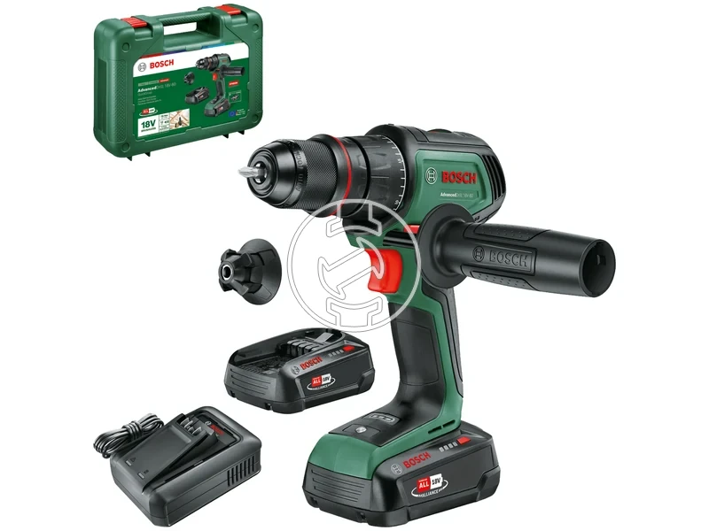 Kép: AdvancedDrill 18V-80 Quicksnap Akkus furocsavarozo 2x 25 Ah akkuval AL18V-44 toltovel 3 tartozek kiegeszito kofferben.webp