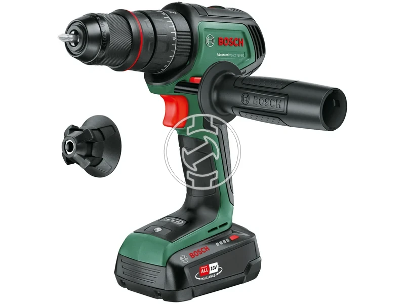 Kép: AdvancedImpact 18V-80 Quicksnap Akkus utvefuro-csavarozo 1x 25 Ah akkuval AL18V-20 toltovel kofferben.webp