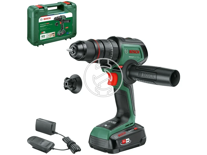 Kép: AdvancedImpact 18V-80 Quicksnap Akkus utvefuro-csavarozo 1x 25 Ah akkuval AL18V-20 toltovel kofferben.webp