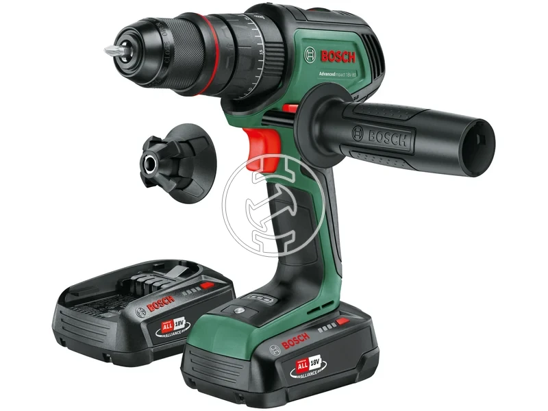 Kép: AdvancedImpact 18V-80 Quicksnap Akkus utvefuro-csavarozo 2x 25 Ah akkuval AL18V-44 toltovel kofferben.webp