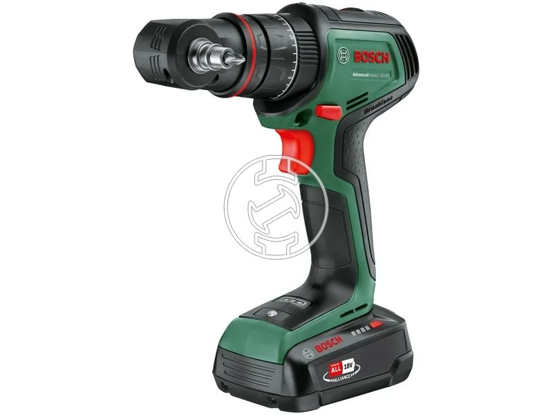 Kép: AdvancedImpact 18V-80 Quicksnap Akkus utvefuro-csavarozo 2x 25 Ah akkuval AL18V-44 totovel 3 tartozek kiegeszito kofferben.webp