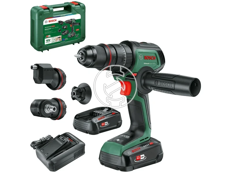 Kép: AdvancedImpact 18V-80 Quicksnap Akkus utvefuro-csavarozo 2x 25 Ah akkuval AL18V-44 totovel 3 tartozek kiegeszito kofferben.webp