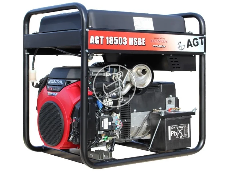 Kép: AGT 18503 HSBE R45 benzines haromfazisu aggregator 400V 45L AVR_0.webp