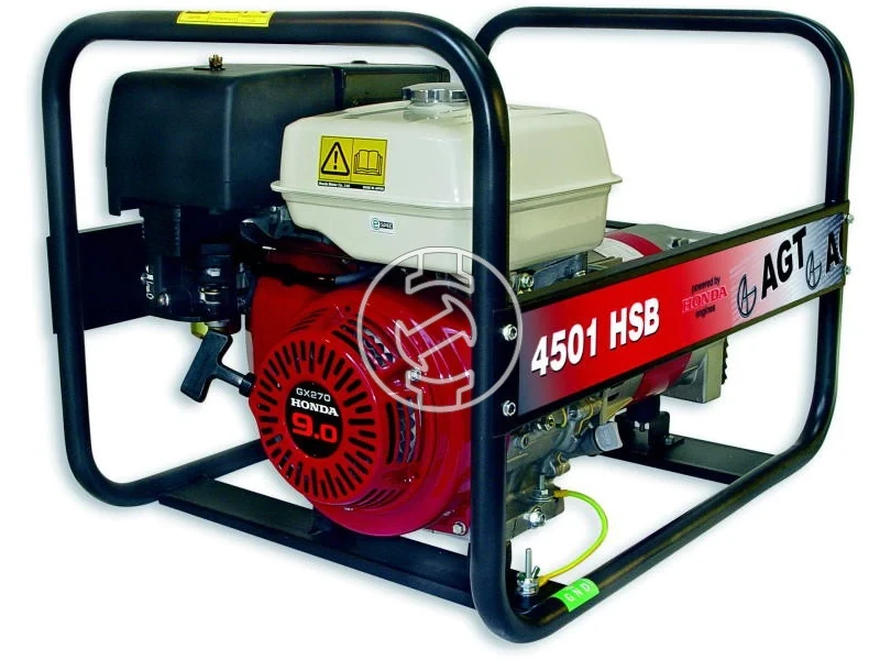 Kép: AGT 4501 HSB benzines egyfazisu aggregator HONDA GX270_0.webp
