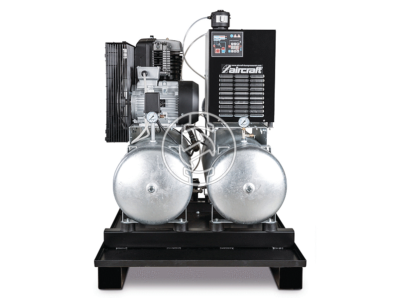 Aircraft Duo Airprofi 853/2x100/10KK elektromos dugattyús kompresszor