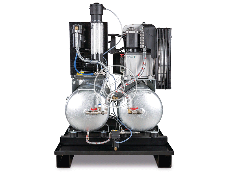 Aircraft Duo Airprofi 853/2x100/10KK elektromos dugattyús kompresszor