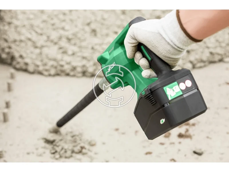 Kép: Akkus betonvibrator Tengelyatmero 28mm Max. munkamelyseg 825mm Normal 12000 ciklusperc Power 15200 ciklusperc Munkakapacitas N sebesseg BSL36B18 18m3 60perc 1045mm 42Kg MVB.webp