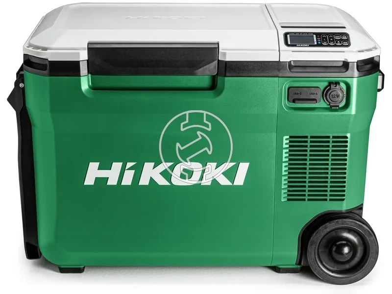 Kép: Akkus huto-futo tarolo 18V 24L -18C 60C 2 zonas USB-AC toltes 12V kimenet LED vilagitas halozatiautosakkus mukodes fogantyu kerekek akku es tolto nelkul 2 akkumulator hely.webp