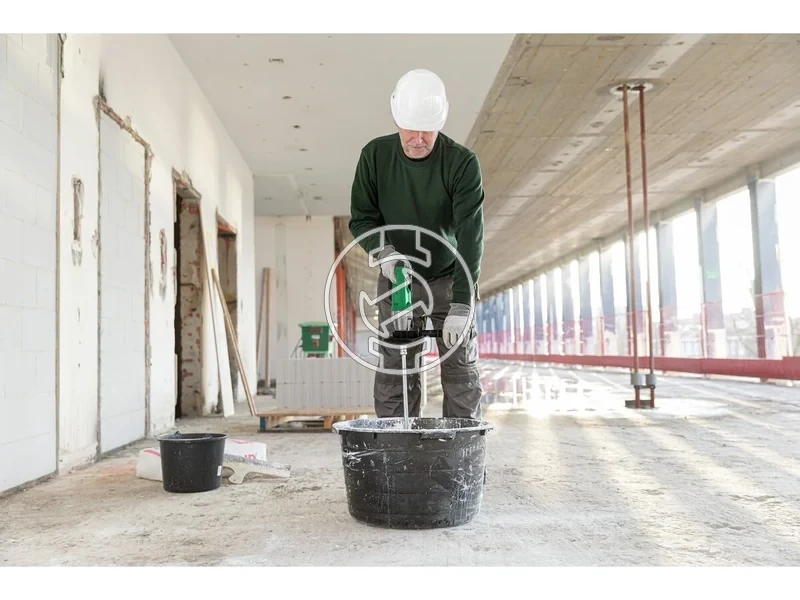 Kép: Akkus keverogep Eros szenkefe nelkuli motor 0-1.200 fordulatperc 0-500 fordulatperc Keveroszar atmeroje 150mm 47 kg Munkakapacitas 40 Ah 13 zsak MVA.webp