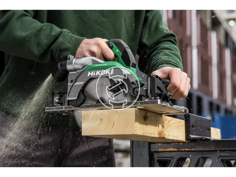 Kép: Akkus korfuresz 165mm Vezetosinre rakhato ket uzemmod 25004500 fordperc vagasmelyseg 66 mm 2x1850MA.webp