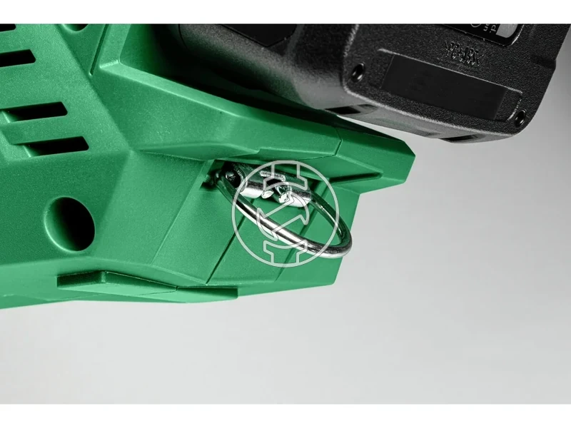 Kép: Akkus lancfuresz felso markolat Vezetolemez 300mm P012-50CR Lancosztas 95 mm 38 Teljes hossz 599 mm Beepitett LED vilagitas szerszam nelkuli lancallitas atlatszo olajtartaly 3.2Kg.webp