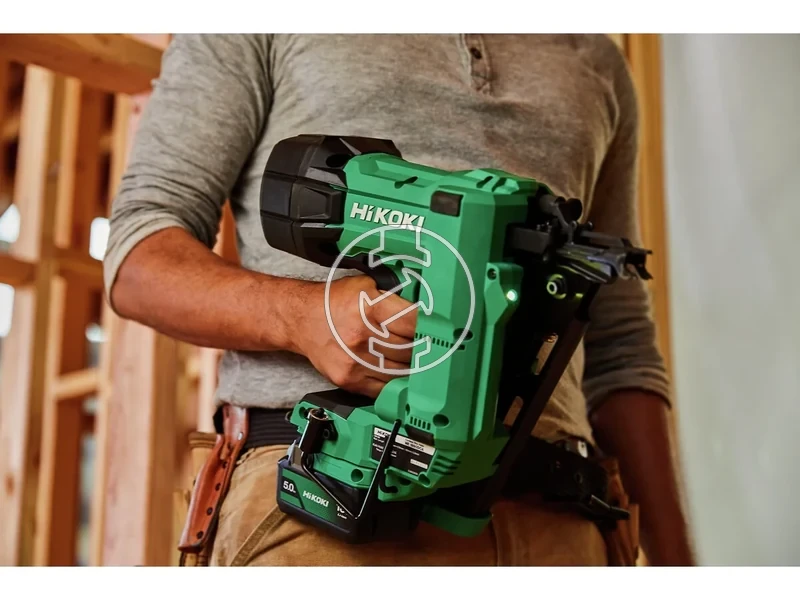 Kép: Akkus legrugos keret szegezo 30D-fej 50-90mm szeg tar 50 szog 27szogsec 30-34 37Kg LED akku es tolto nelkul.webp