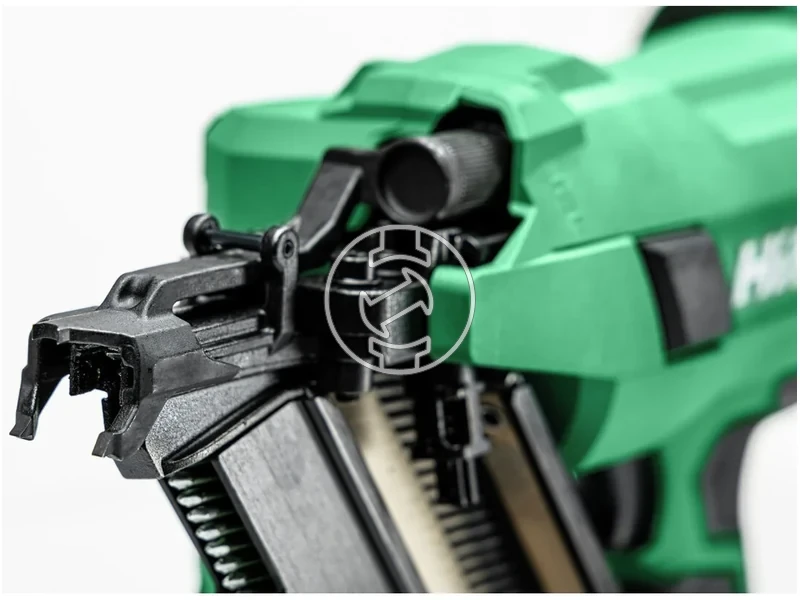 Kép: Akkus legrugos keret szegezo 30D-fej 50-90mm szeg tar 50 szog 27szogsec 5Ah 30-34 37Kg HSC LED akku es tolto nelkul.webp