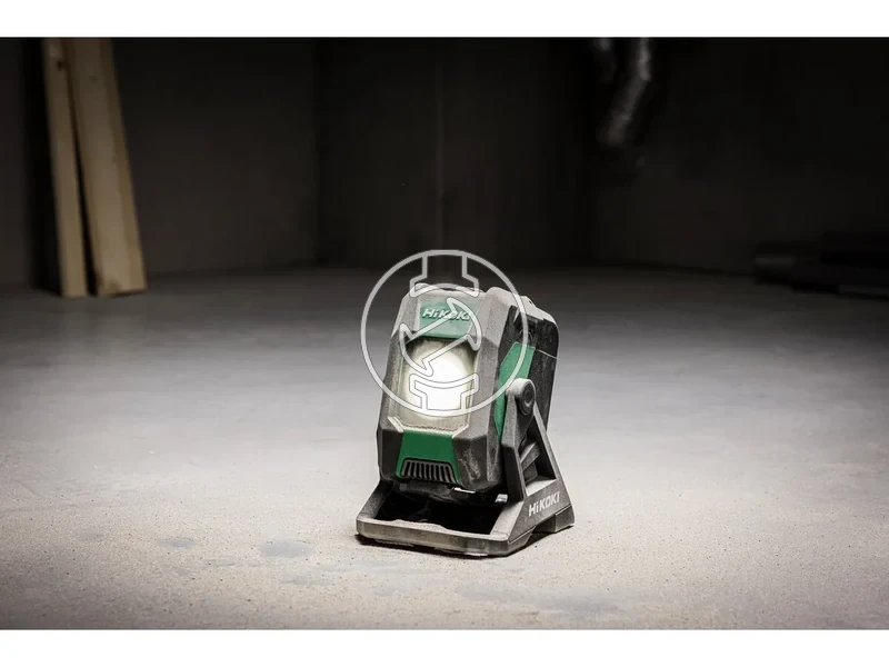 Kép: Akkus munkalampa 350 - 2000Lm szogben allithato akku toltes kijelzovel IP54 12Kg.webp