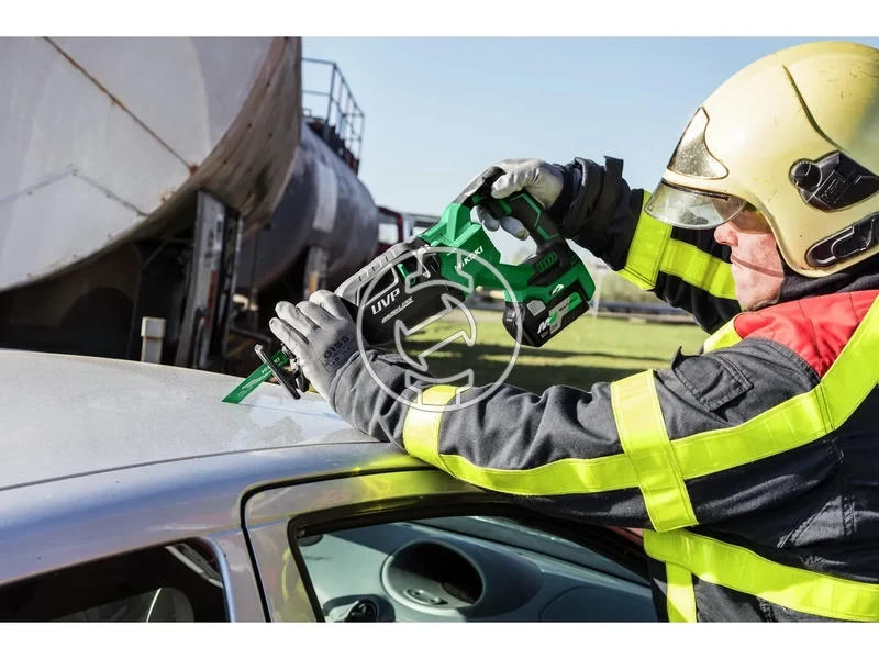 Kép: Akkus orrfuresz halozati teljesitmennyel 0-3000perc Cso 130mm PVC 130mm Fa 300mm Acel 19mm 4 uzemmod iker ellensulyos szerkezet 50 vibracio szerszammentes fureszlap csere 45Kg MVB.webp