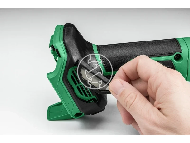 Kép: Akkus sarokcsiszolo 900W BASIC 115mm Csuszo kapcsolo UVP elektr. fekaut.fordulatszerszammentes burkolat allitas 3 Kg.webp