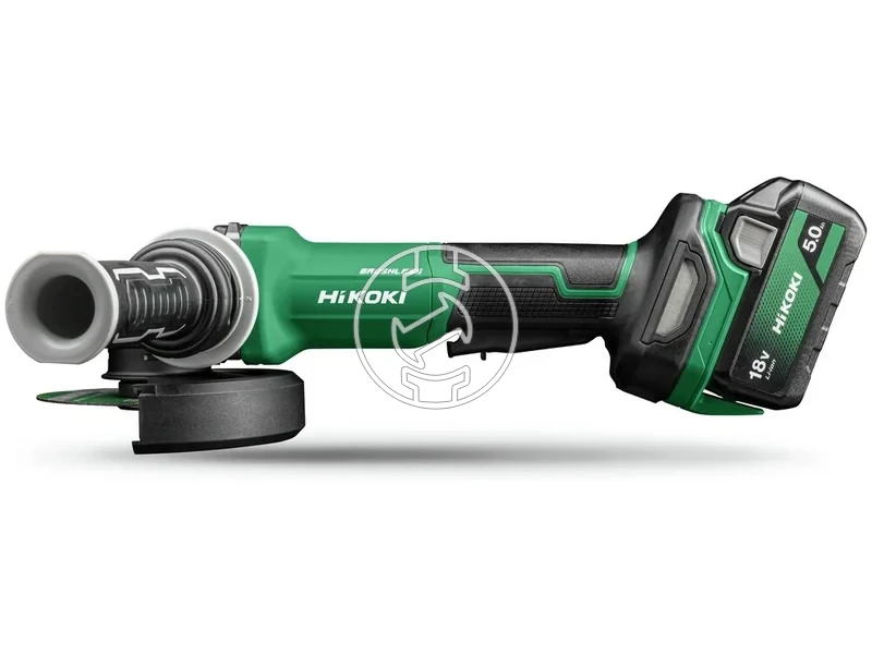 Kép: Akkus sarokcsiszolo 900W BASIC HSC 125mmAlso kapcsoloUVP elektr. fekaut.fordulatszerszammentes burkolat allitas3Kg.webp