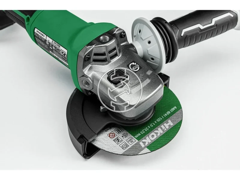 Kép: Akkus sarokcsiszolo 900W BASIC HSC 125mmCsuszo kapcsolo UVP elektr. fekaut.fordulatszerszammentes burkolat allitas3 Kg.webp