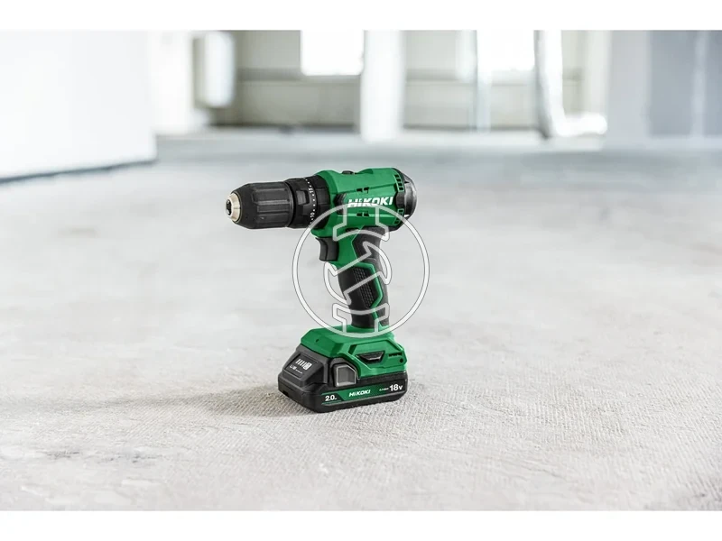 Kép: Akkus utvefuro-csavarozo 2 sebesseg LED vilagitas 2Ah akku toltes kijelzo 50Nm 2 Kg Koffer.webp