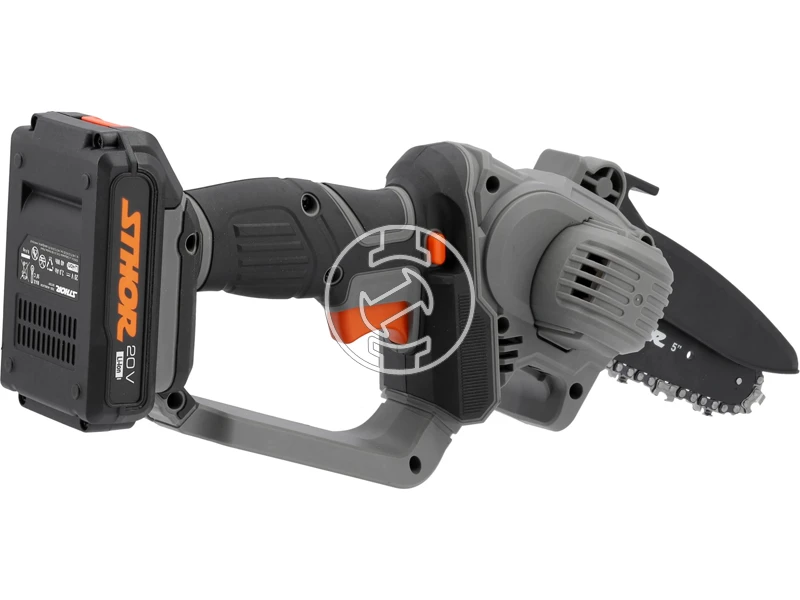 Sthor 78211 akkus láncfűrész 20 V, 5 inch + 2 Ah akku + töltő