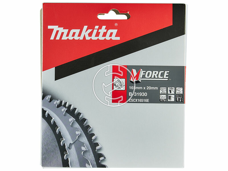 Makita Mforce körfűrészlap fához 165x20mm Z16