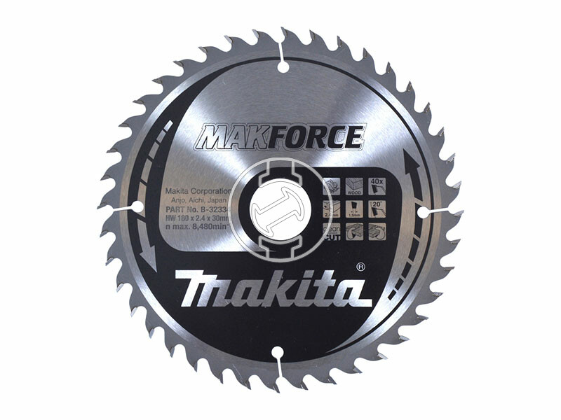 Makita Makforce körfűrészlap fához 180x30mm Z40