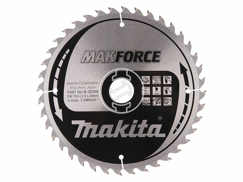 Makita Makforce körfűrészlap fához 210/30mm Z40