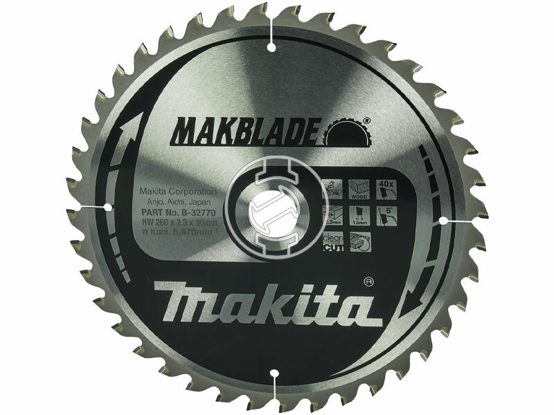 Makita Makblade körfűrészlap 260 x 30 mm Z100