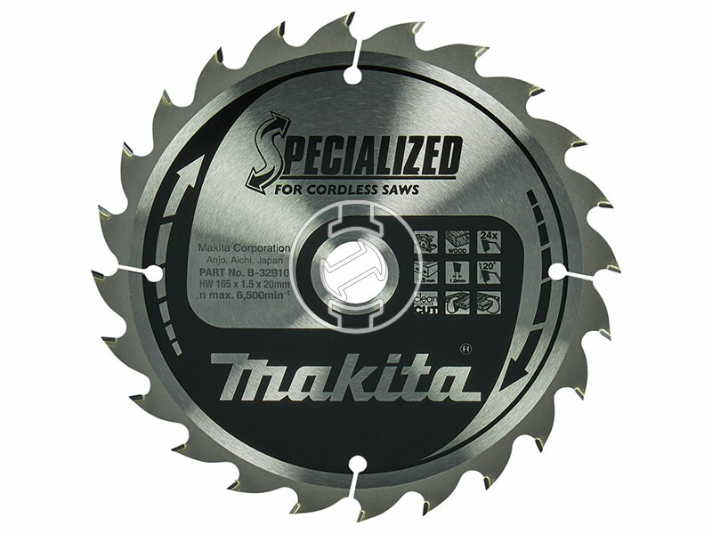 Makita körfűrészlap fához 165x20mm Z24