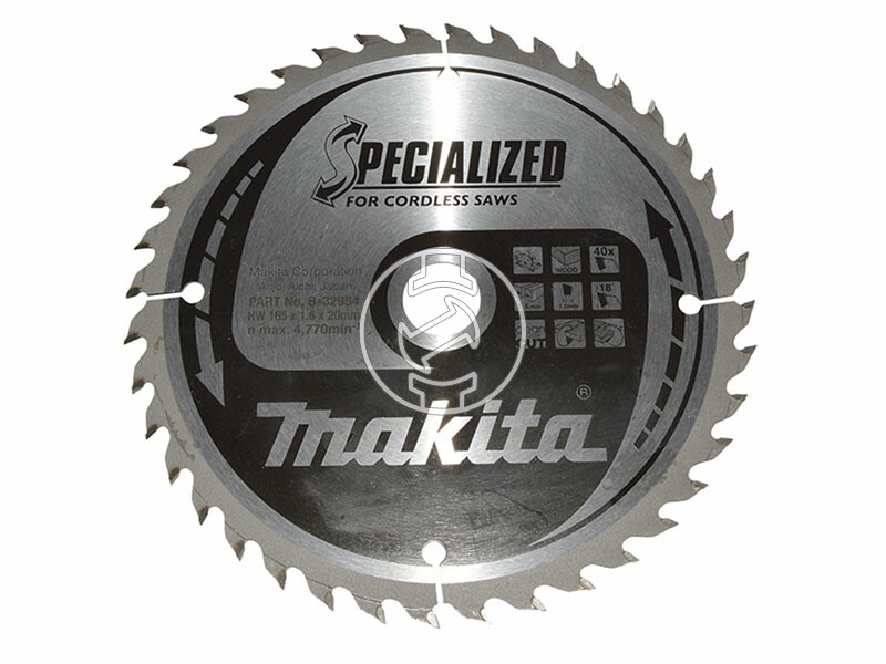 Makita körfűrészlap fához 165x20mm Z40