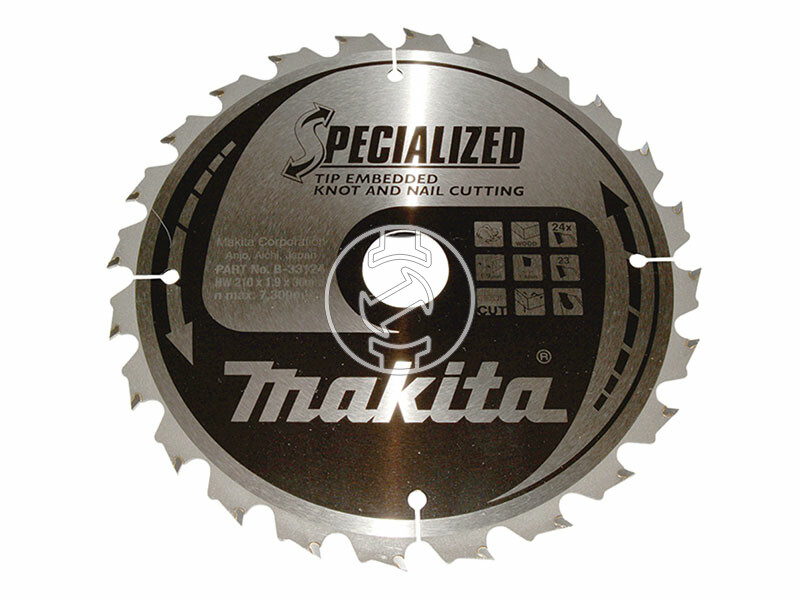 Makita körfűrészlap fához 210x30mm Z24