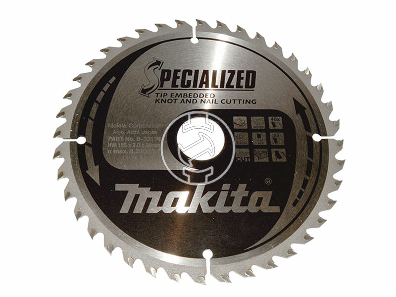 Makita körfűrészlap fához 185x30mm Z40