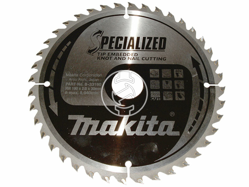 Makita körfűrészlap 190 x 30 mm Z40