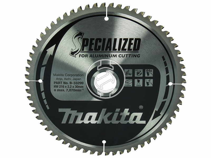 Makita körfűrészlap alumíniumhoz 216x30mm Z64 ALU