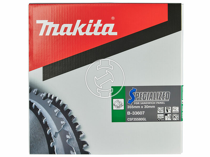 Makita körfűrészlap szendvicspanelhez 355x30 Z80