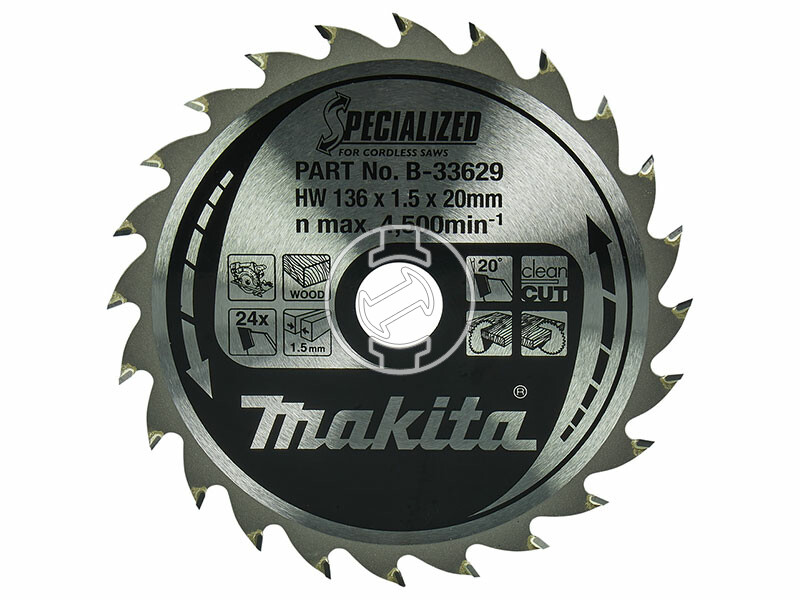 Makita körfűrészlap fához 136x20mm Z24