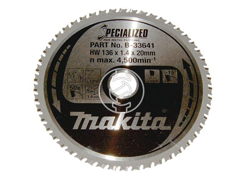 Makita körfűrészlap fémhez 136x20mm Z50