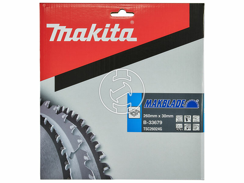 Makita Makblade körfűrészlap fához 260x30mm Z24