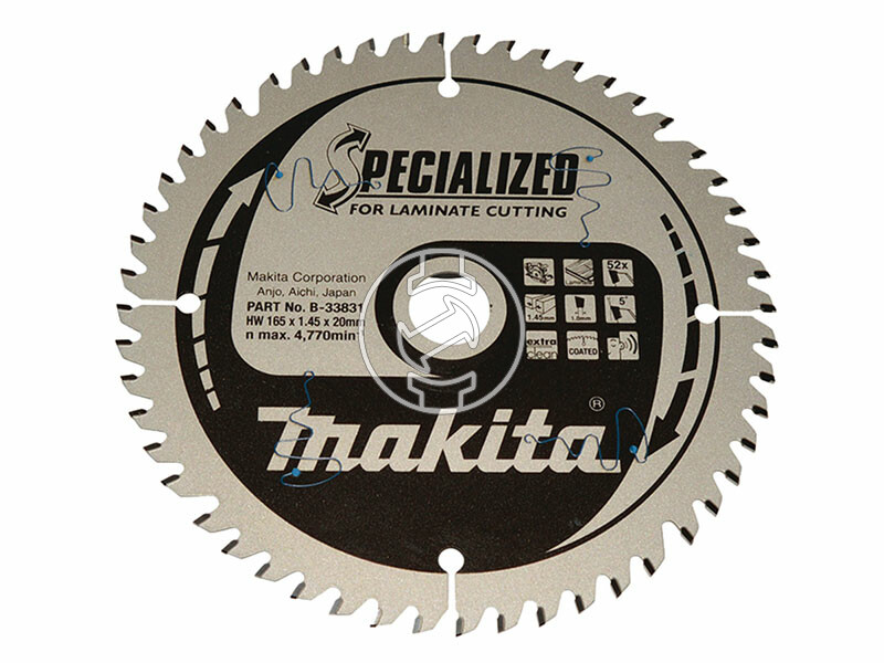 Makita körfűrészlap lamináltpadlóhoz 165x20 Z52