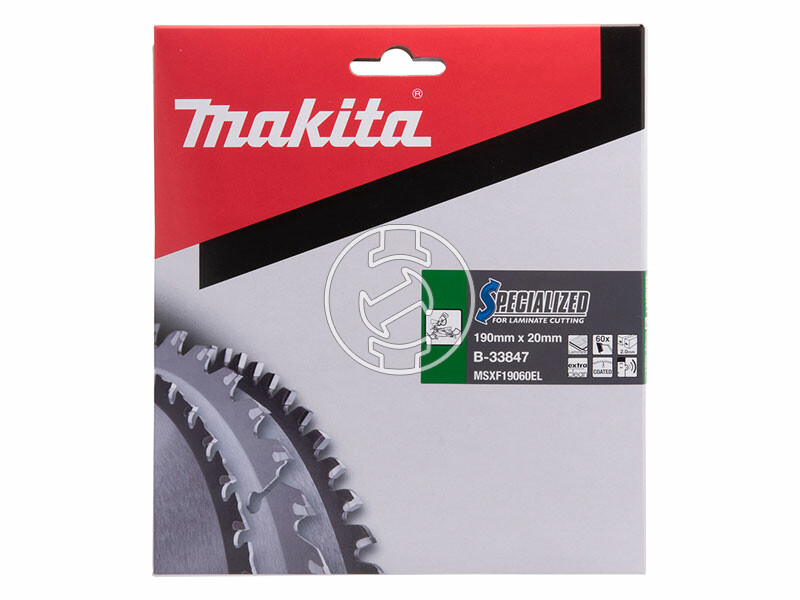 Makita körfűrészlap lamináltpadlóhoz 190x20 Z60