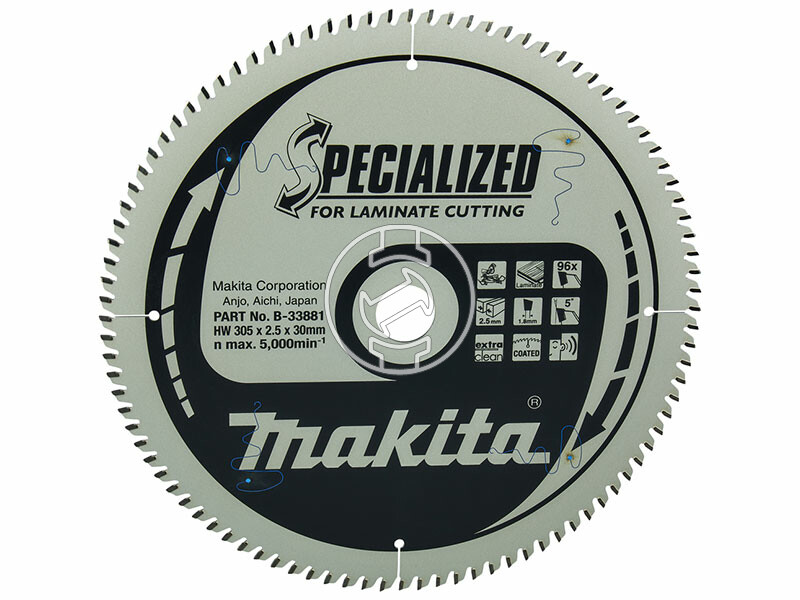 Makita körfűrészlap lamináltpadlóhoz 305x30 Z96